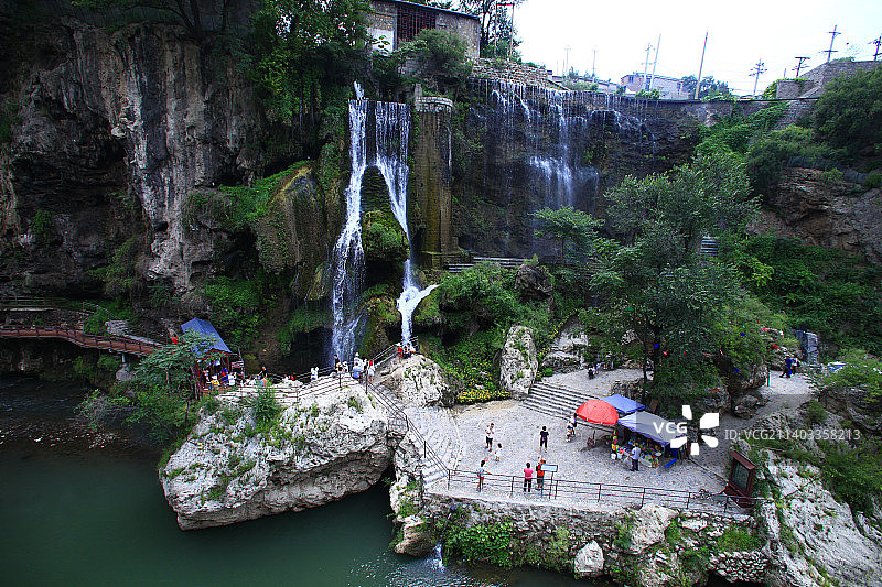 娘子关瀑布图片素材