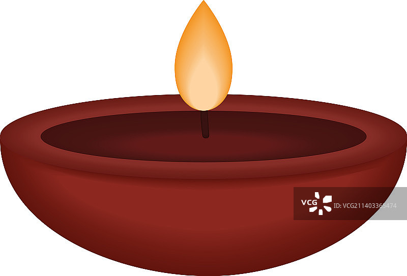 红色排灯节蜡烛图片素材