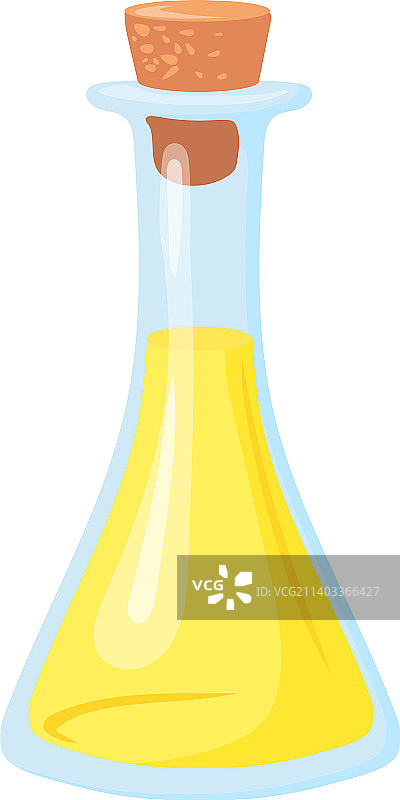 食用油玻璃瓶卡通图标图片素材