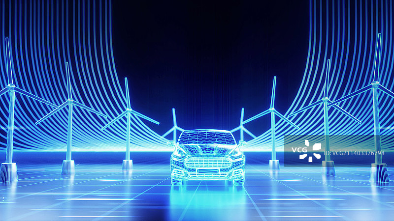 新能源创意场景图片素材