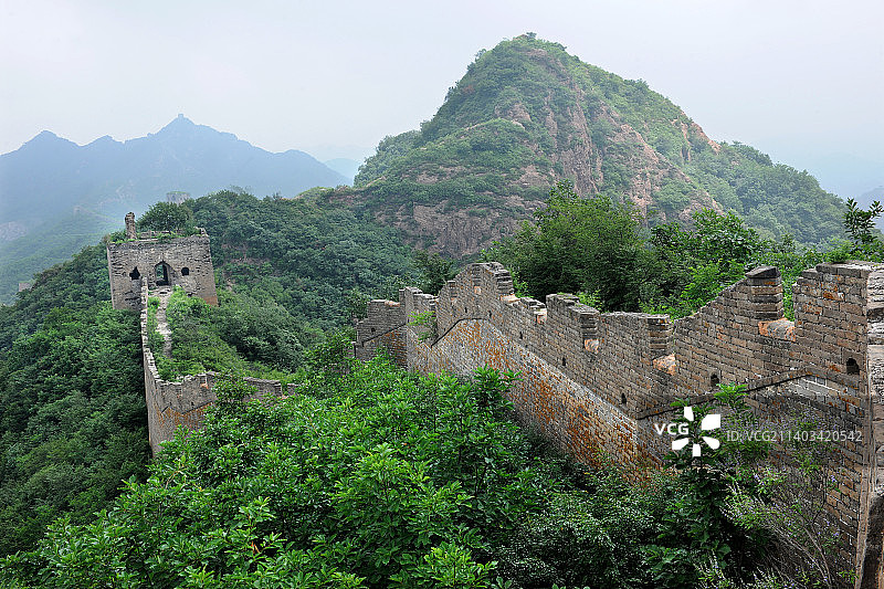 河北秦皇岛，董家口长城。图片素材