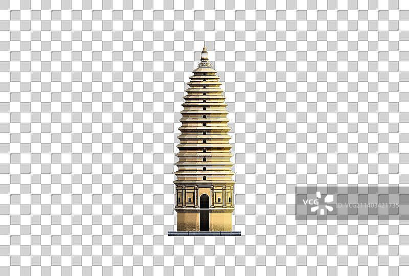 嵩岳寺塔图片素材