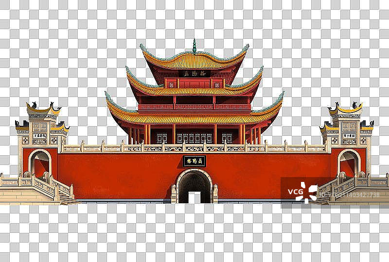 岳阳楼图片素材