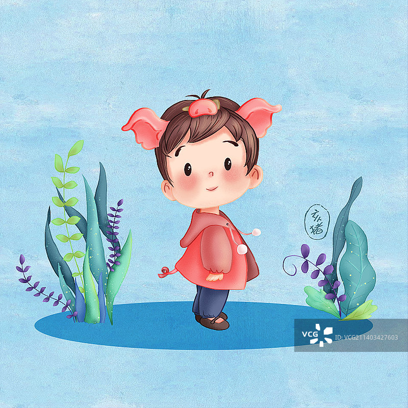 可爱萌娃 之 Q版 十二生肖系列图片素材