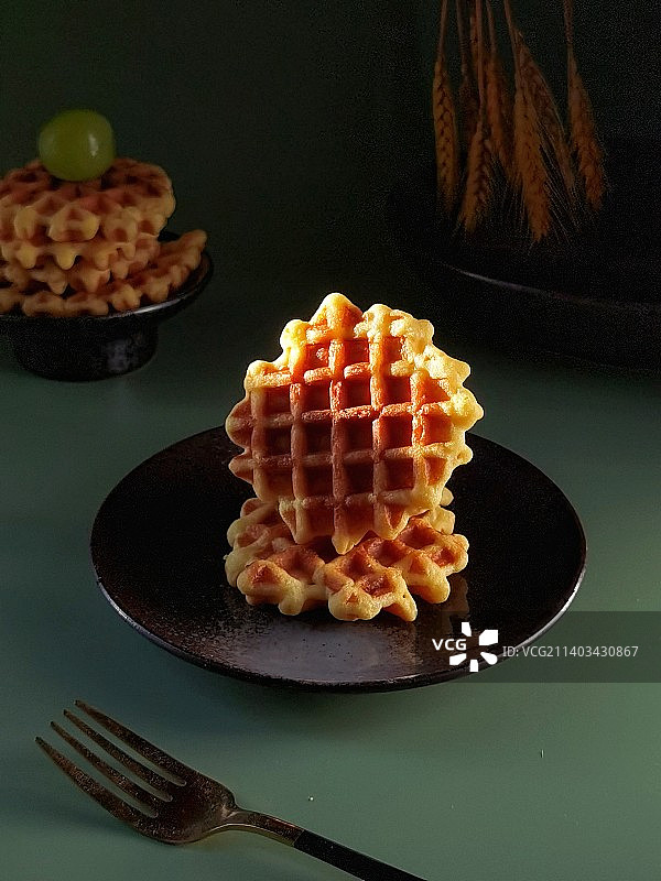 华夫饼图片素材