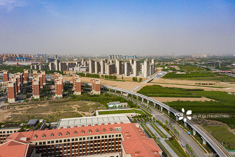 西安交大创新港航拍图片素材