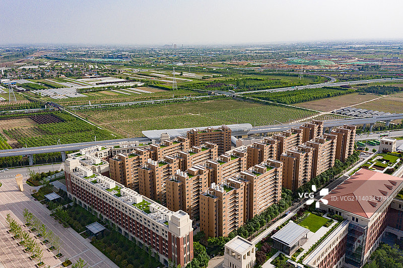 西安交大创新港航拍图片素材