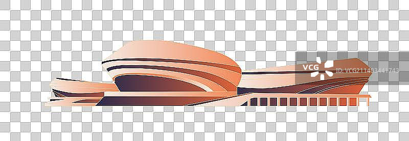 孝感市文化中心图片素材