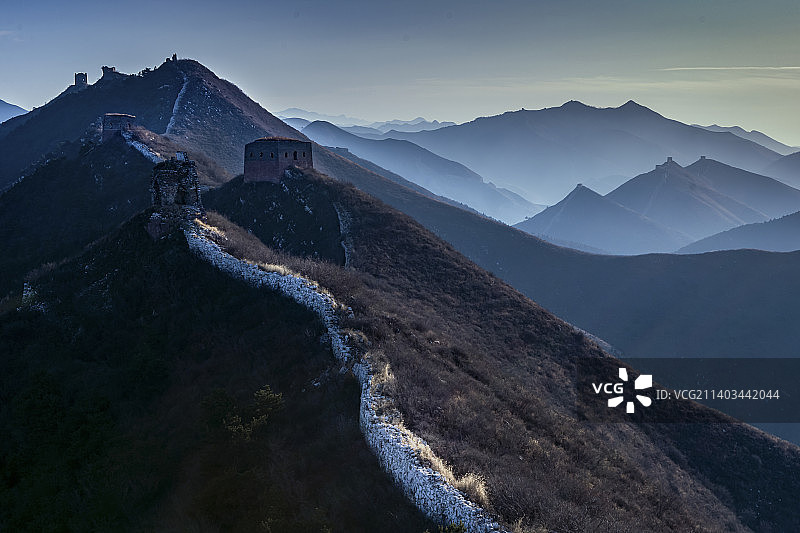 校场沟长城图片素材