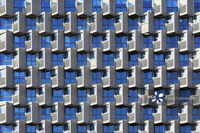 极简摄影之阳光下的建筑外立面+南京图片素材