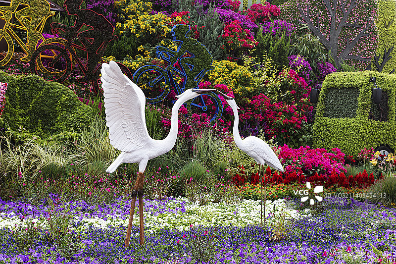 国庆节西单花坛图片素材