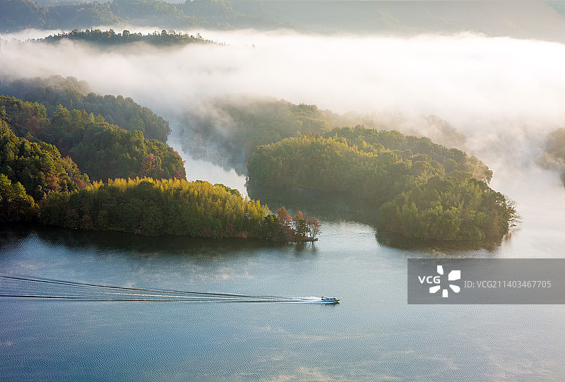 仙女湖的清晨图片素材
