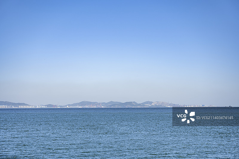 辽宁省大连市海之韵公园海滨风光 大连湾图片素材