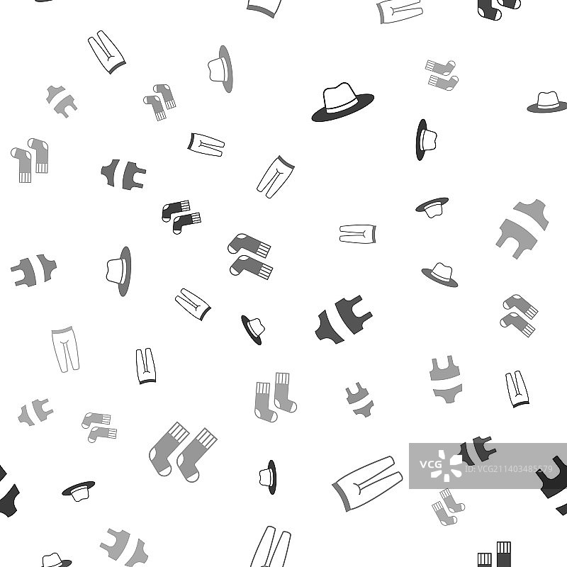 男人帽子紧身裤泳衣和袜子套装图片素材