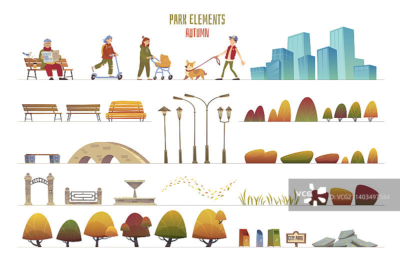 城市公园素材图片素材