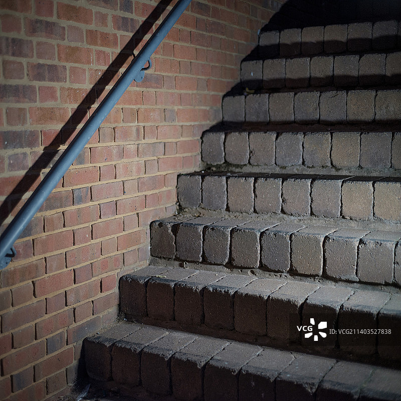 夜晚的台阶图片素材