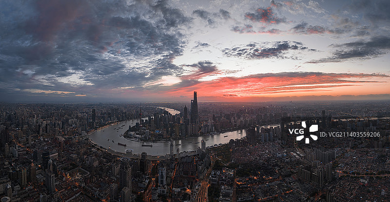 上海天际线图片素材