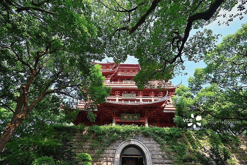 杭州 吴山广场 城隍阁图片素材
