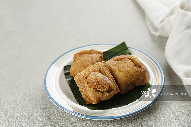 印度尼西亚餐桌美食高角度视图图片素材