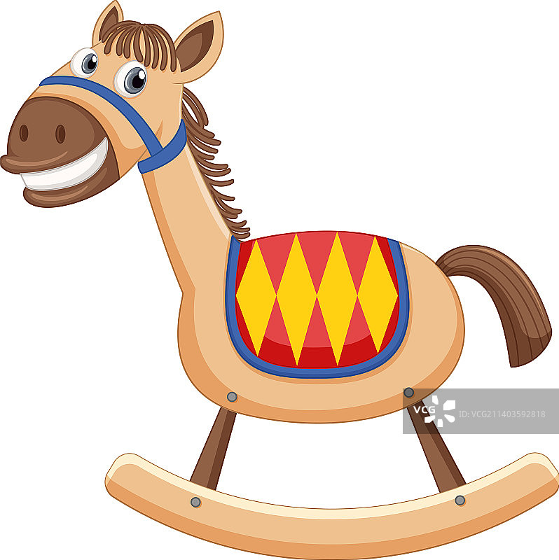 儿童摇摇木马图片素材