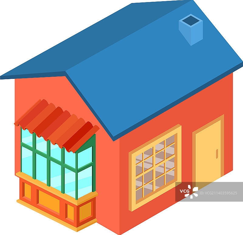 住宅图标2.5D新设计图片素材