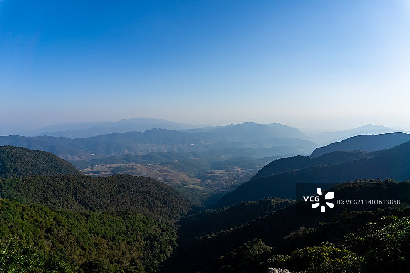 玉溪磨盘山顶图片素材