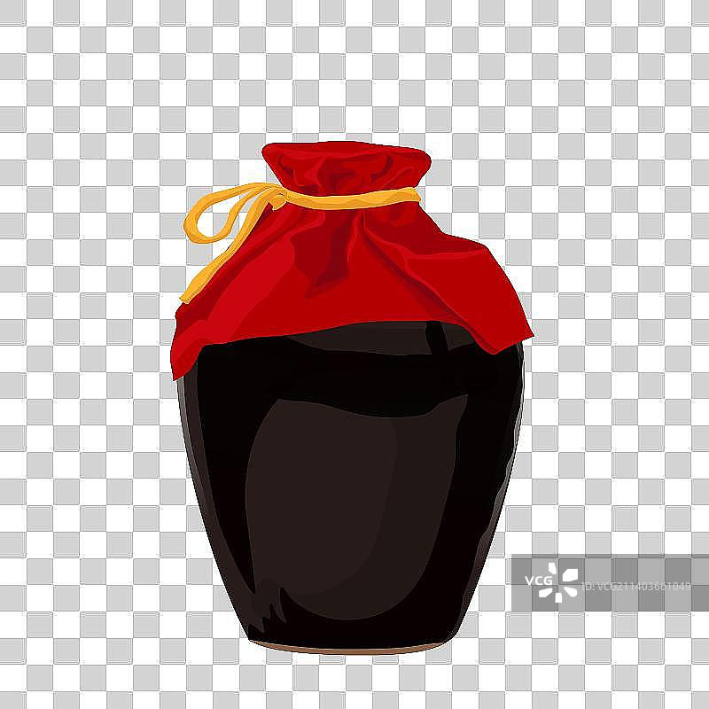 传统中国白酒文化插画元素图片素材