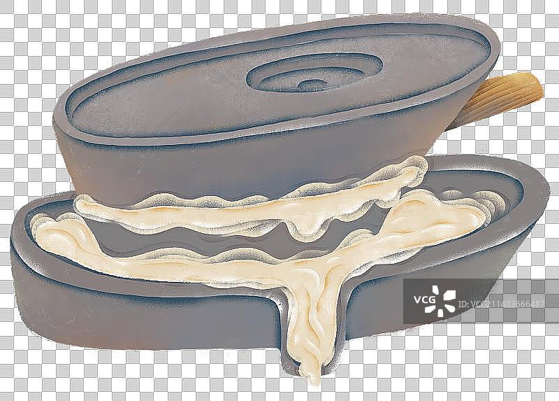 春节年俗-磨豆腐图片素材