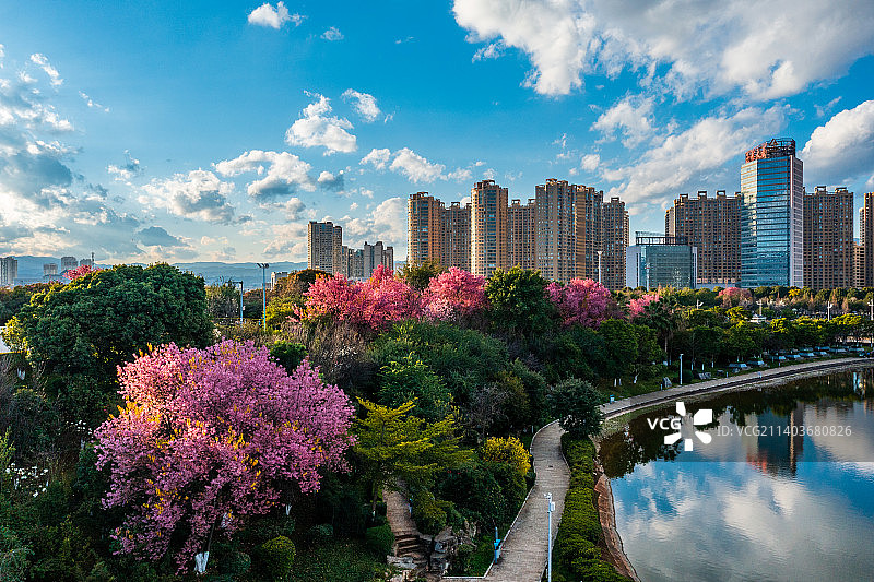 云南省玉溪市红塔区聂耳广场图片素材