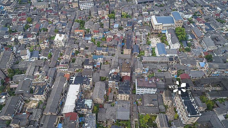 航拍浙江（台州）·临海古城图片素材