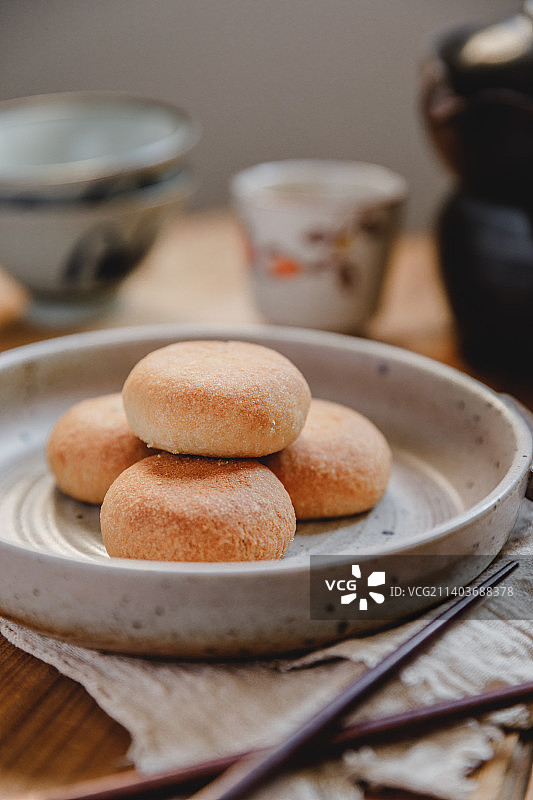美味的云腿月饼图片素材