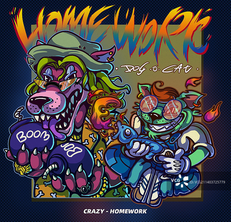 疯狂作业图片素材