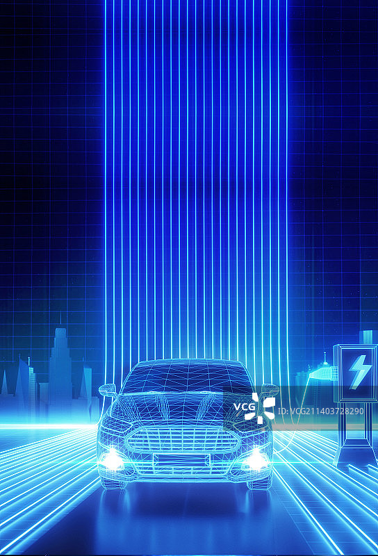 新能源创意场景图片素材