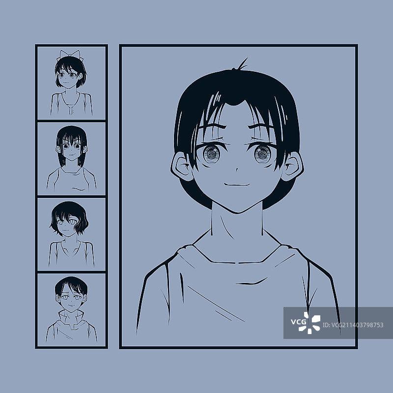 动漫人物合集图片素材