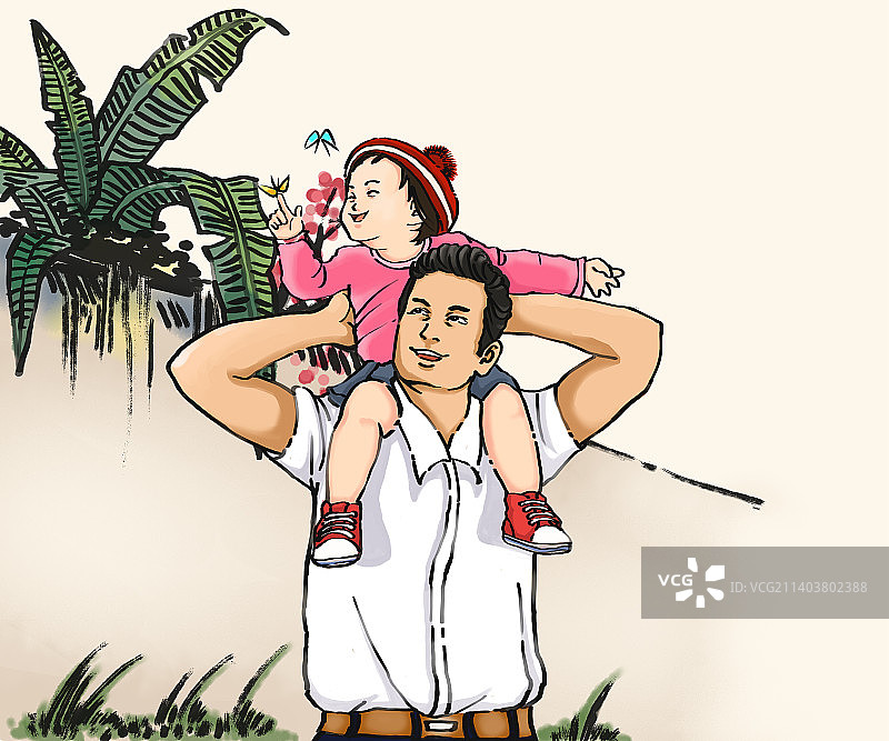 快乐父亲节图片素材