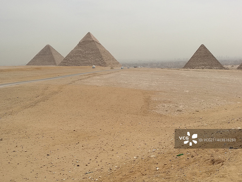 埃及金字塔狮身人面像风光图片素材