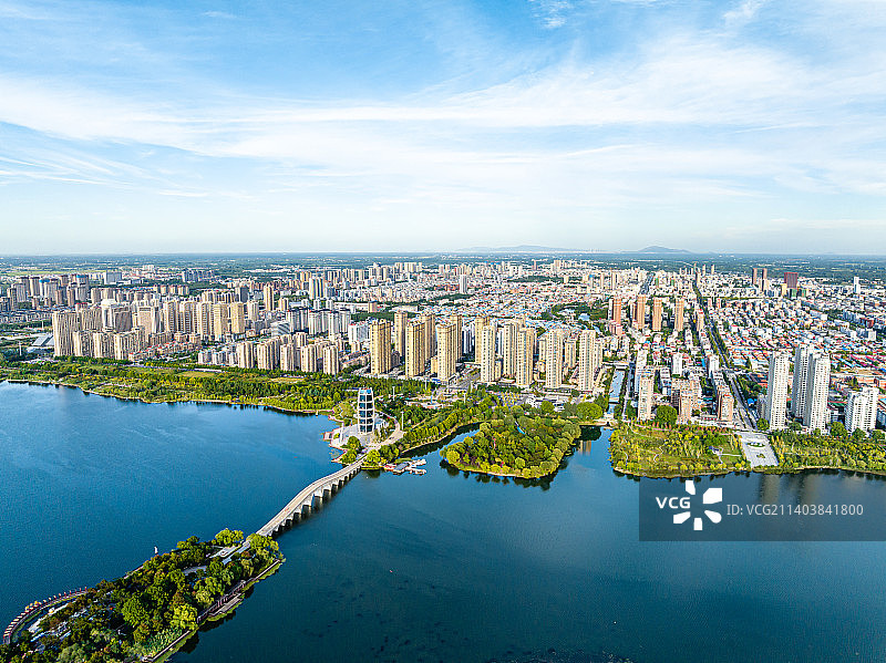 江苏连云港东海县西双湖景区航拍图片素材