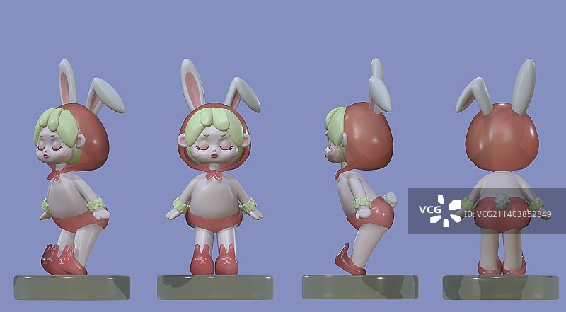 IP人物设计 三维图 建模3D图片素材