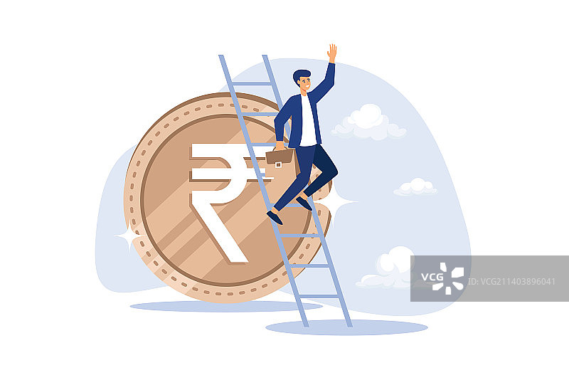 印度经济或金融愿景投资图片素材