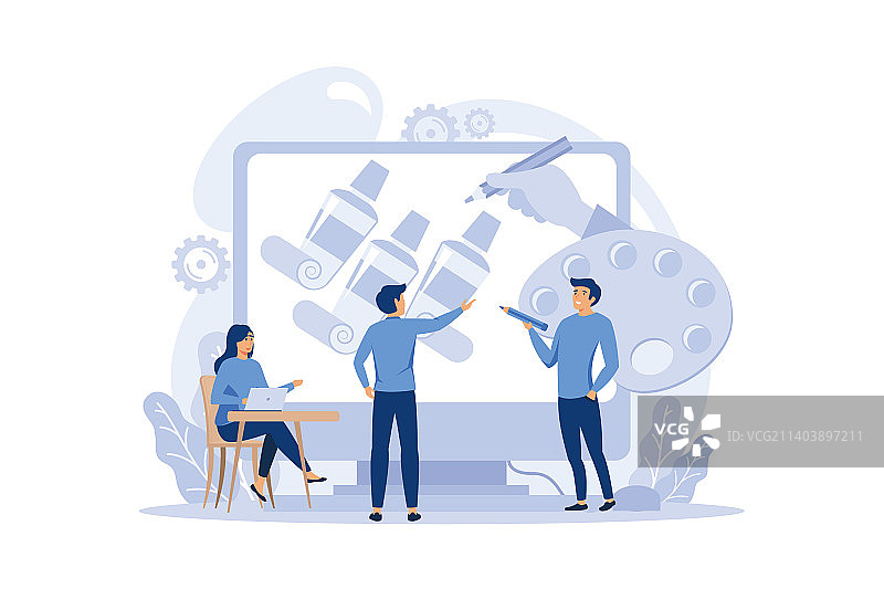 艺术总监创作媒体概念艺术图片素材