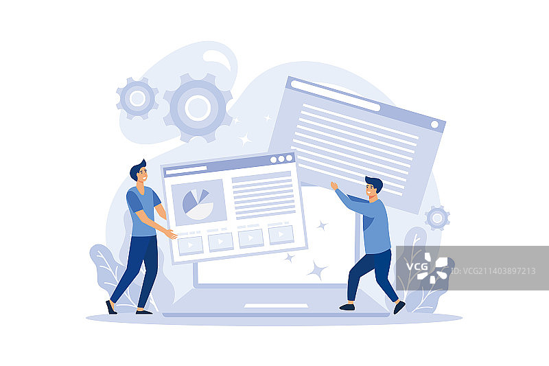 杂志或报纸设计师排版图片素材