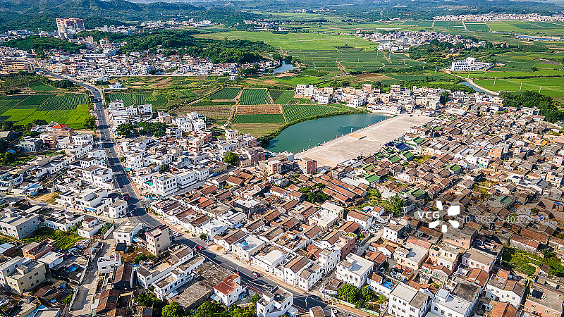 房屋乡村田园风光图片素材