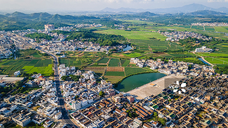 房屋乡村田园风光图片素材