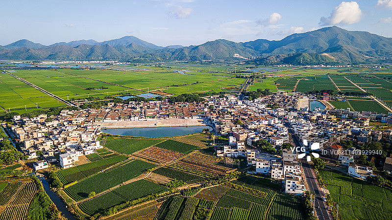 房屋乡村田园风光图片素材