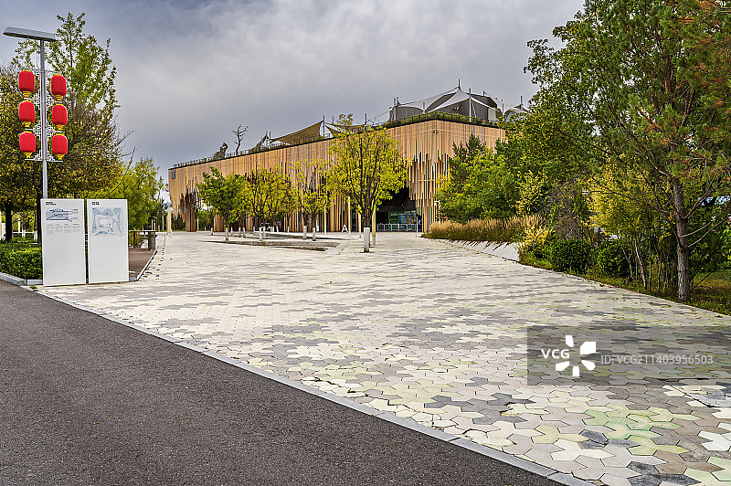 北京世园公园植物馆图片素材