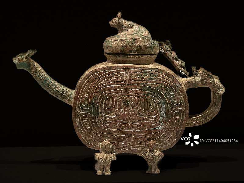 春秋-青铜器-盉-酒器图片素材