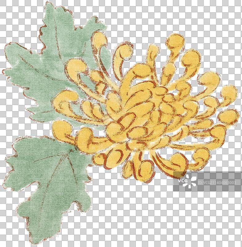 水墨菊花图片素材