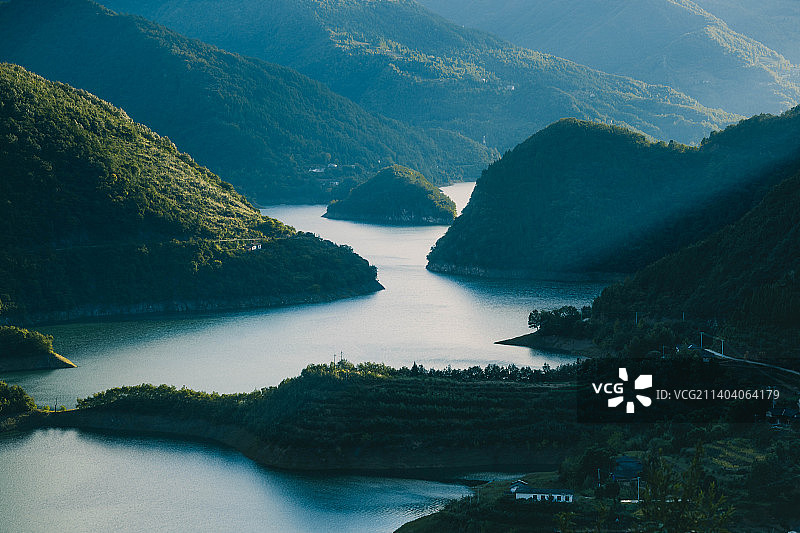 白龙江风光图片素材