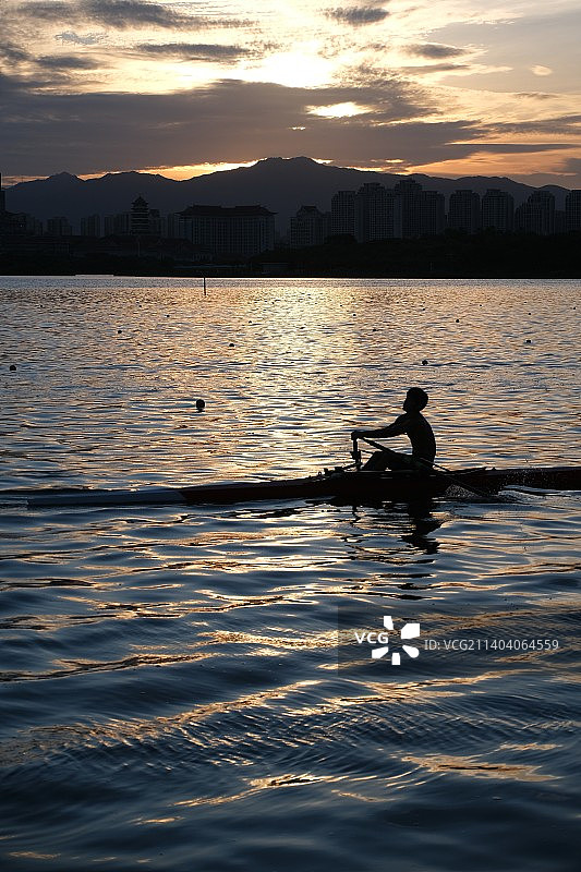 厦门集美水上运动中心皮划艇健儿图片素材