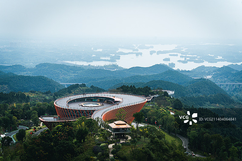 丹景台森林公园风光图片素材